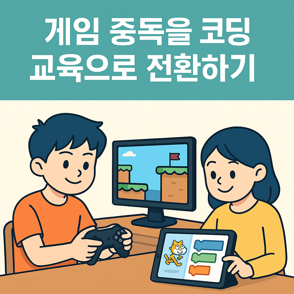 게임 중독 코딩 교육