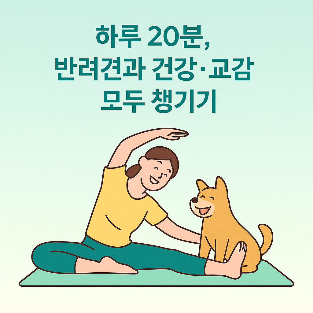 반려견과 홈트