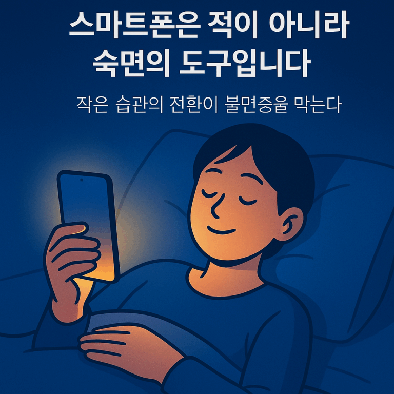 스마트폰 숙면 도구