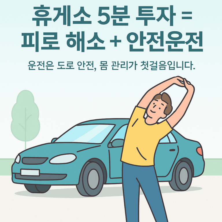 휴게소 5분 스트레칭