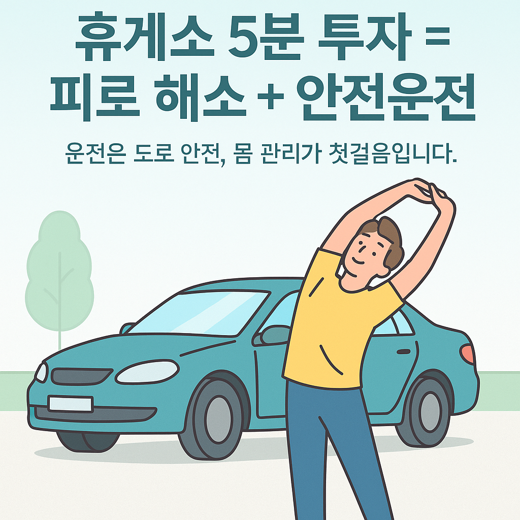운전자 5분 스트레칭