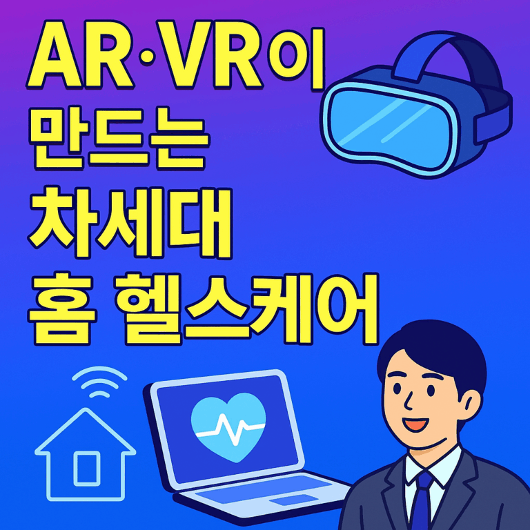 AR·VR이 만드는 차세대 홈 헬스케어: 원격진료와 재활 훈련 혁신