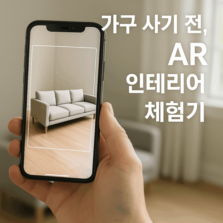 AR 인테리어 체험