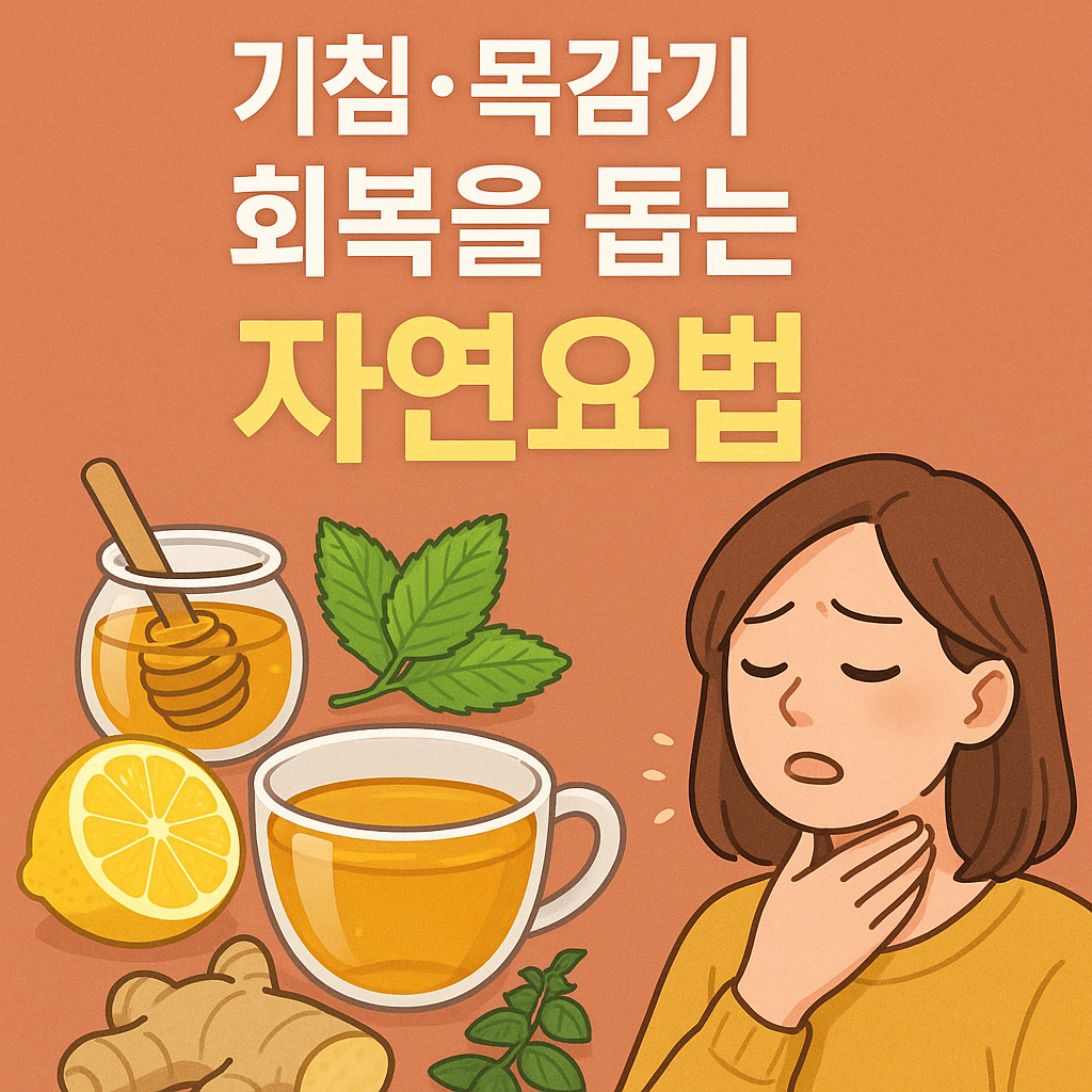 가을철 감기 후 기침·목감기 회복을 돕는 자연요법