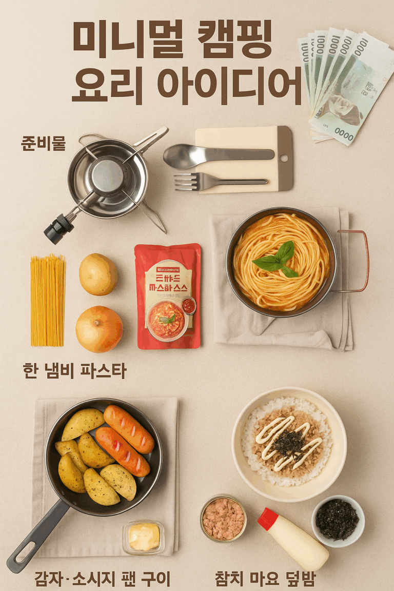 미니멀 캠핑 레시피