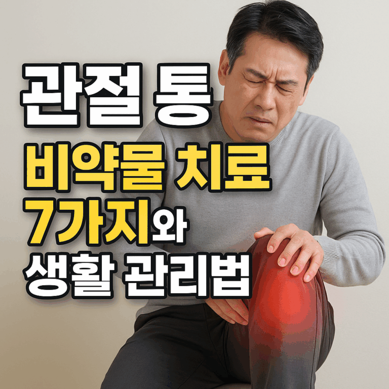 관절통 비약물 치료