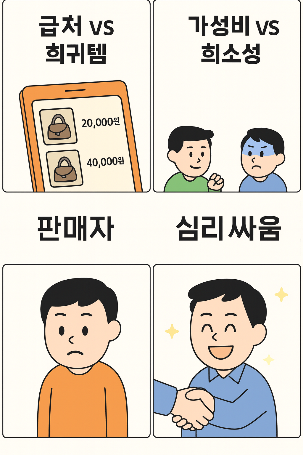 중고거래 승자 = 심리전 승자