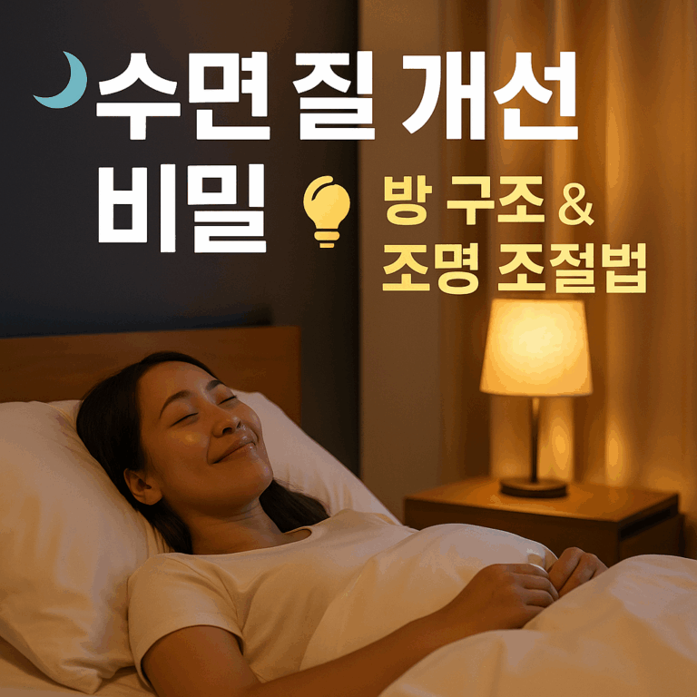 수면 질 개선 방법