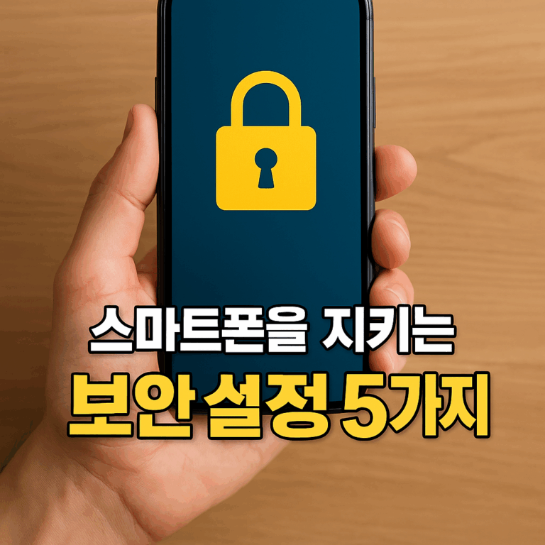 스마트폰 보안 설정