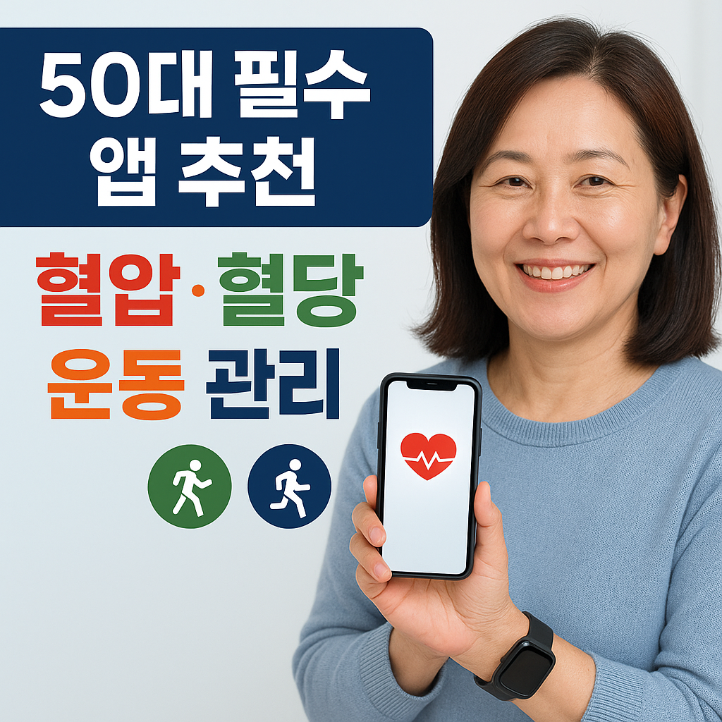 50대 건강 관리 앱 추천
