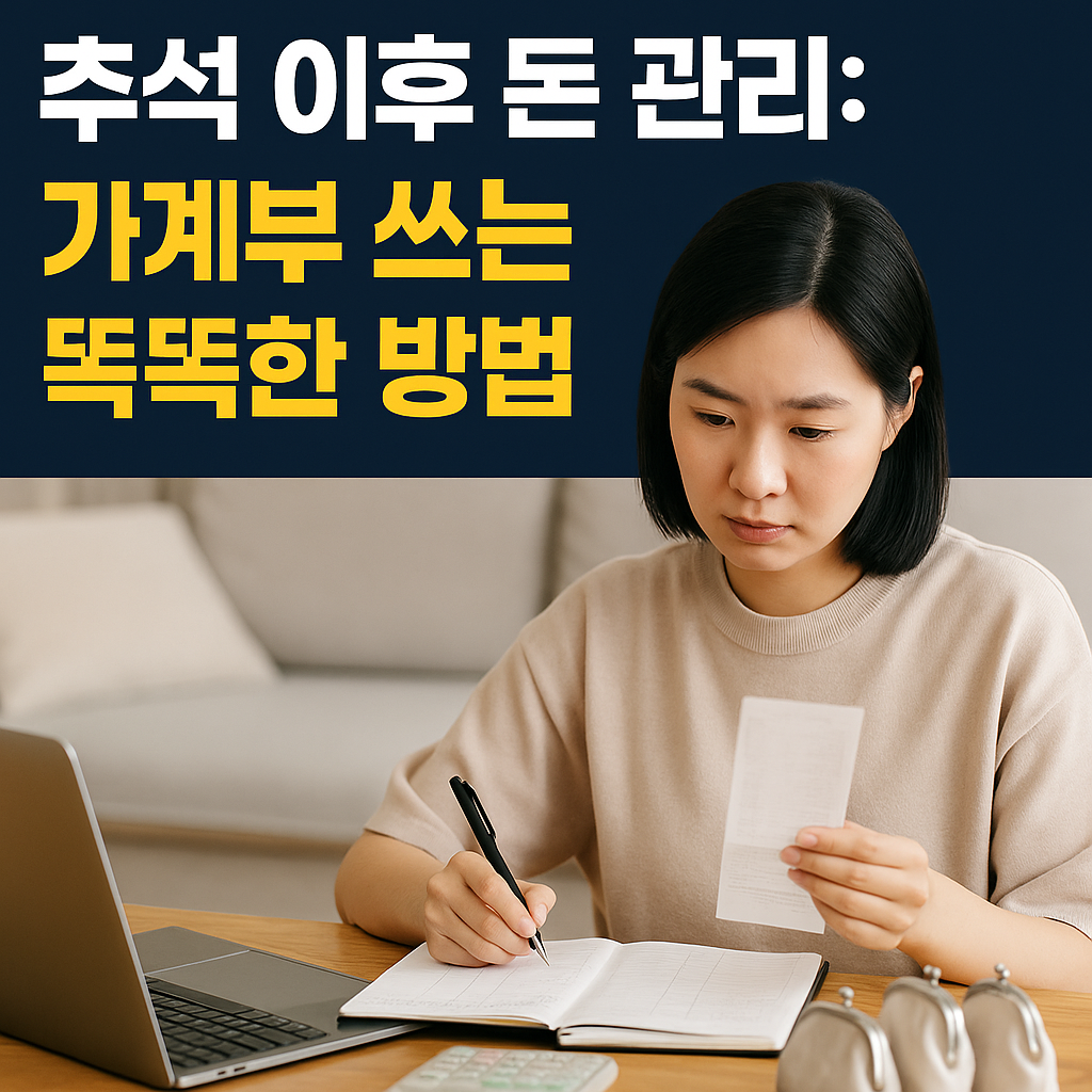 가계부 쓰는 방법