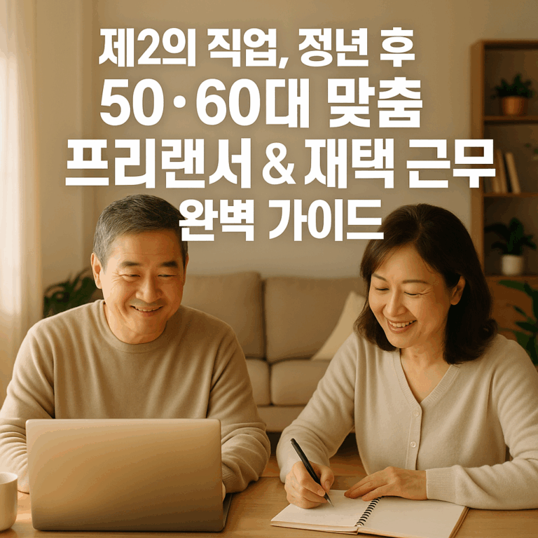 정년 후 직업 찾기