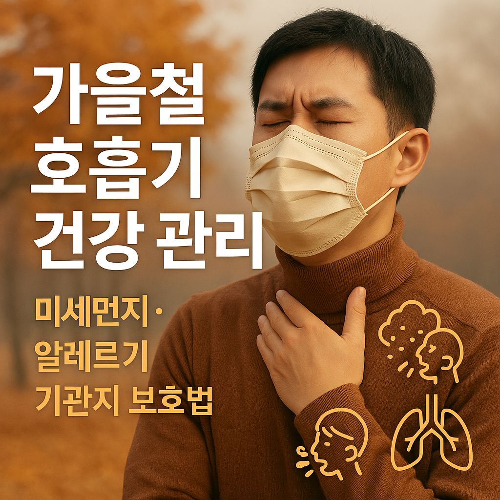 가을철 호흡기 건강 관리