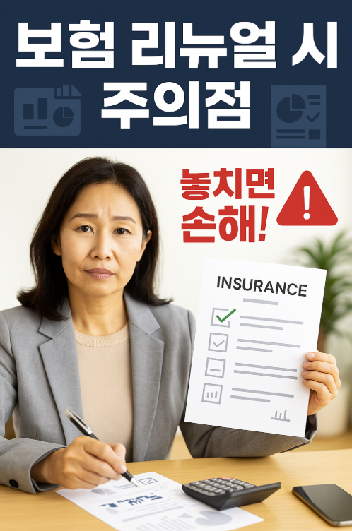 보험 리뉴얼 시 주의점