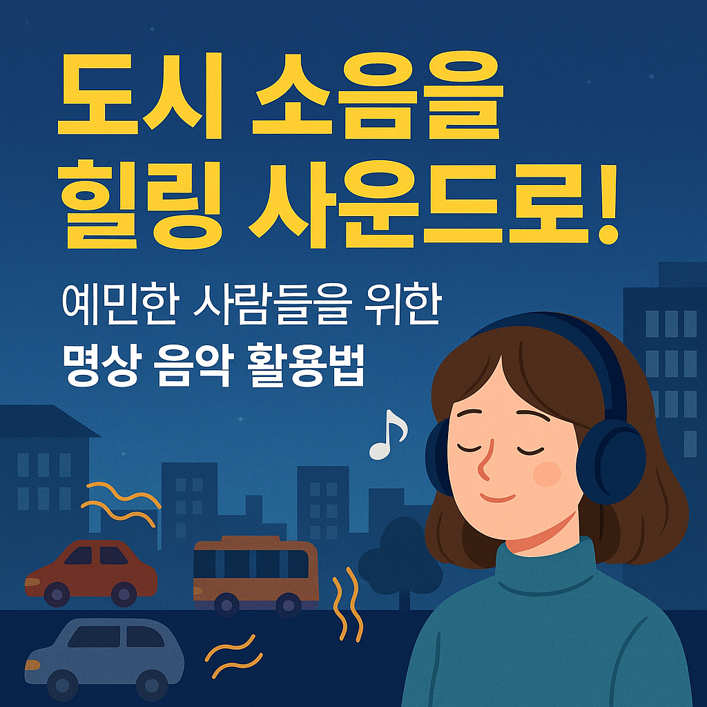 도시 소음 힐링 사운드